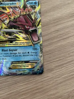 M Gyarados EX XY Breakpoint Ultra Rare Holo 27/122 Pokemon Card - Image 5