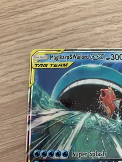 Pokemon TCG Magikarp Wailord GX SM166 Tag Team Sun Moon Promo Card - Image 3