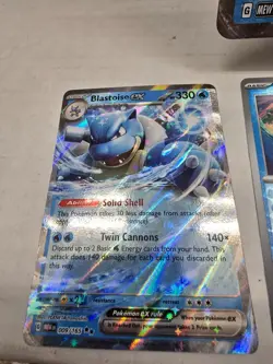 Pokemon 151 Blooming Waters Blastoise EX Oversize Promo Card Set Inc EX 009/165 - Image 3