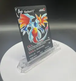 A Piece Of Charizard V Gold Metal Pokemon Card Collectible Gift Display - Image 2