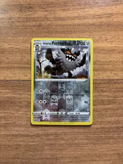 💎Galarian Perrserker 085/159 Crown Zenith Reverse Holo Rare NM Pokemon Card - Image 1