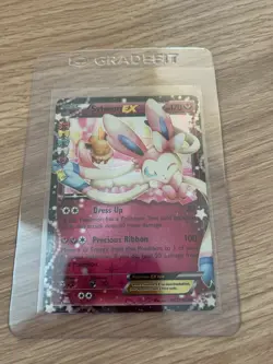 Sylveon EX RC21/RC32 Generations: Radiant Collection Pokemon Card Full Art - Image 1