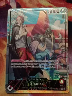 Shanks 2025 One Piece CCG July PSA Promo Card Holo OP09-001 Limited Edition - Image 1
