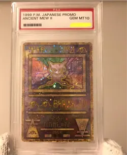 PSA 10 1999 Japanese Ancient Mew 2nd Later Period Corrected Promo Pokemon Card - Image 1