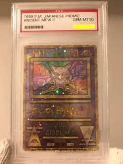 PSA 10 1999 Japanese Ancient Mew 2nd Later Period Corrected Promo Pokemon Card - Image 3