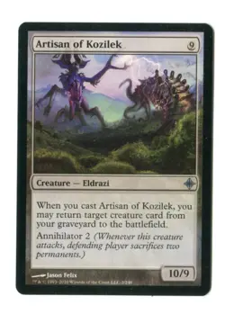 MTG Artisan of Kozilek Rise of the Eldrazi ROE Uncommon Annihilator 2 Unplayed - Image 1