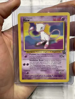 Pokémon TCG - MEW - #8 WOTC - BLACK STAR PROMO POKEMON LEAGUE (2000) NM/MT CARD - Image 1