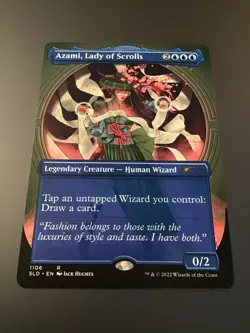 MTG Secret Lair #1106 Azami, Lady of Scrolls Borderless NM - Image 1