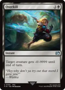 Overkill 0109 MTG FINAL FANTASY Uncommon NP - Image 1