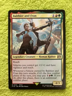 Balthier and Fran Final Fantasy Regular MTG - Image 1