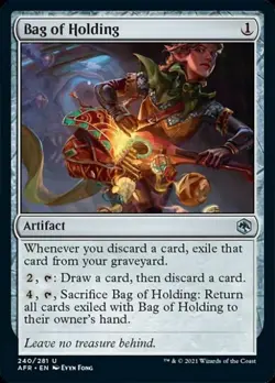 Bag of Holding - Light Play MTG Adventures in the Forgotten Realms - Image 1