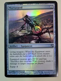 MTG FOIL Mortarpod - Mirrodin Besieged #115 - Image 1
