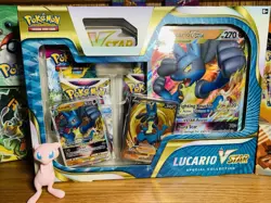 Pokemon TCG Lucario VSTAR Special Collection Box Sealed - Image 1
