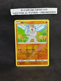 Carte Pokemon REVERSE Machoc 62/145 SL2 Soleil Lune Gardiens Ascendants FR - Image 1