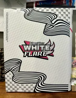 POKEMON OFFICIAL WHITE FLARE BINDER Collection *BINDER ONLY* - Image 2
