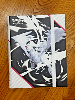 POKEMON OFFICIAL WHITE FLARE BINDER Collection *BINDER ONLY* - Image 1