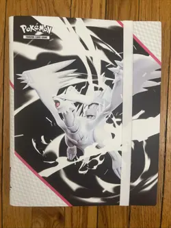 POKEMON OFFICIAL WHITE FLARE BINDER Collection *BINDER ONLY* - Image 1