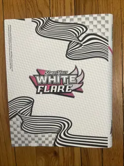 POKEMON OFFICIAL WHITE FLARE BINDER Collection *BINDER ONLY* - Image 2