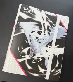 POKEMON OFFICIAL WHITE FLARE BINDER Collection *BINDER ONLY* - Image 1