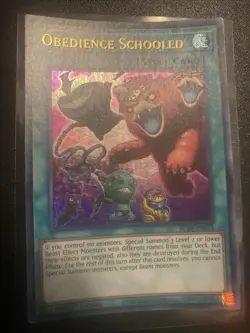 OBEDIENCE SCHOOLED ULTRA RARE BLAR-EN071 VLP YUGIOH - Image 2