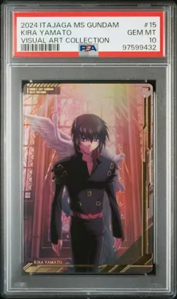 PSA 9 Ur Kira Yamato Mobile Suit Gundam Itajaga Card - Authenticated Collectibl - Image 1
