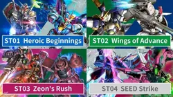 BANDAI Gundam Card Game Start Deck Gundam Assemble Set Wings of Advance 【ST02A】 - Image 2