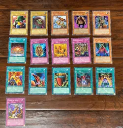 Yugioh! Pharaonic Guardian 1st Edition Common Card Lot x 16 Lightly Played - Image 1