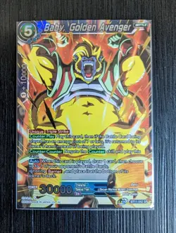 Baby, Golden Avenger BT11-042 SR Dragon Ball Super DBS Foil Card - Image 1