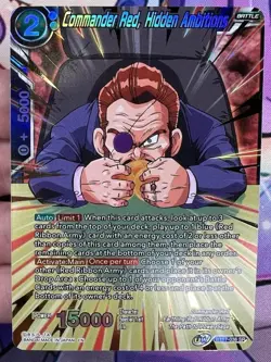 Commander Red, Hidden Ambitions BT17-036 SR Dragon Ball Z Trading Card Game 🫧 - Image 1