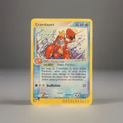 Crawdaunt 3/97 EX Dragon Holo NM Pokemon TCG EX Vintage - Image 2