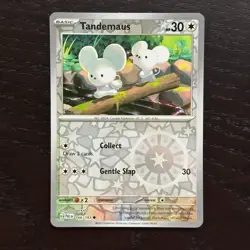 Tandemaus 166/193 Pokemon Paldea Evolved SV02 Reverse Holo Common Card NM - Image 1