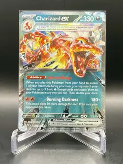 Charizard ex 054/091 Paldean Fates Double Rare Holo Card Pokemon TCG NM/M - Image 1