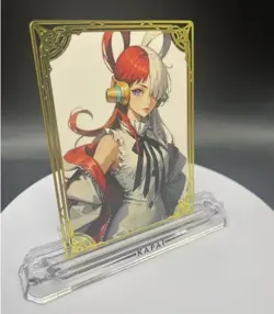 One Piece. Waifu Collection Metal The one girl wearing headphones Card - Image 2