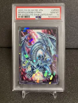 YuGiOh PSA10 Blue Eyes White Dragon Rush Duel Art Card PR Limited 2023 - Image 1
