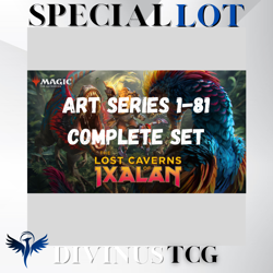 MTG Lost Caverns of Ixalan LCI Complete Art Series NM 1-81 [No Stamp/Signature] - Image 1