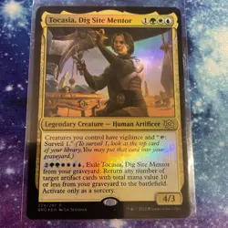 Tocasia, Dig Site Mentor (FOIL) x1 - MTG The Brothers' War BRO #224 - Image 1