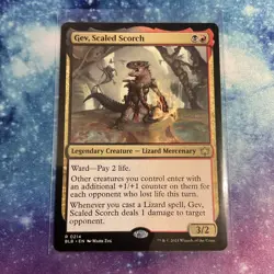 Gev, Scaled Scorch (REGULAR) x1 - MTG Bloomburrow BLB #214 - Image 1