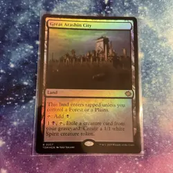 Great Arashin City (FOIL) x1 - MTG Tarkir: Dragonstorm TDM #257 - Image 1