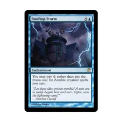 WOTC MtG Innistrad Rooftop Storm (R) EX - Image 1