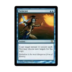 WOTC MtG 10th Ed Twincast (R) EX - Image 1