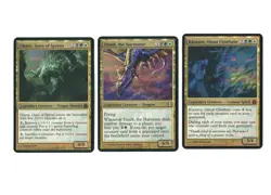 MTG Commander 2011 Oversized Cards OCMD x3 FOIL Mythic Rare Karador Teneb Ghave - Image 1