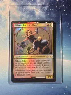 Magic - MTG - Final Fantasy - Zidane Tantalus Thief - Promo Card #P-0005 - NM - Image 1