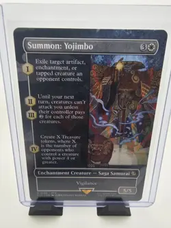 MTG Final Fantasy English Summon: Yojimbo Borderless 0196 Non-Foil - Image 1