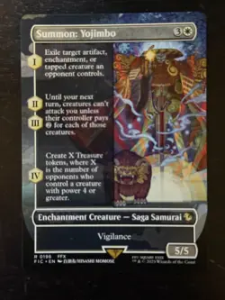 MTG Final Fantasy English Summon: Yojimbo Borderless 0196 Non-Foil - Image 1