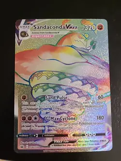 Sandaconda VMAX - 206/198 - Pokemon Chilling Reign Sword & Shield Secret Rare NM - Image 1