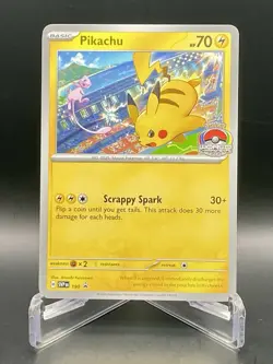 Pikachu SVP 190 World Championship 2024 [Stamped] Exclusive Promo Pokemon NM/M - Image 1