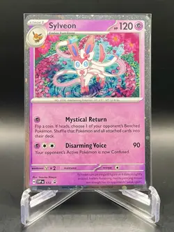 Sylveon 172 Prismatic Evolutions Cosmos Holo Black Star Promo Pokemon TCG NM/M - Image 1