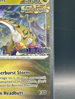 Raging Bolt 111/142 Stellar Crown Stamp Exclusive Best Buy Cosmo Holo Pokemon NM - Image 3