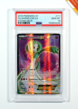 Pokemon PSA 10 Gardevoir Ex #111 Full Art Steam Siege 2016 English - Image 1