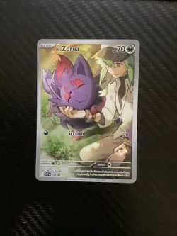 Pokemon TCG - Pokemon N's Zorua 189 Promo Journey Together Holo NM - Image 1